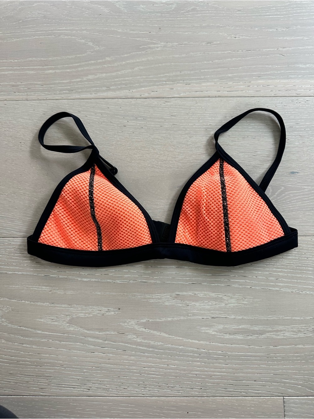 Triangl Neon orange‎ bikini top size medium
